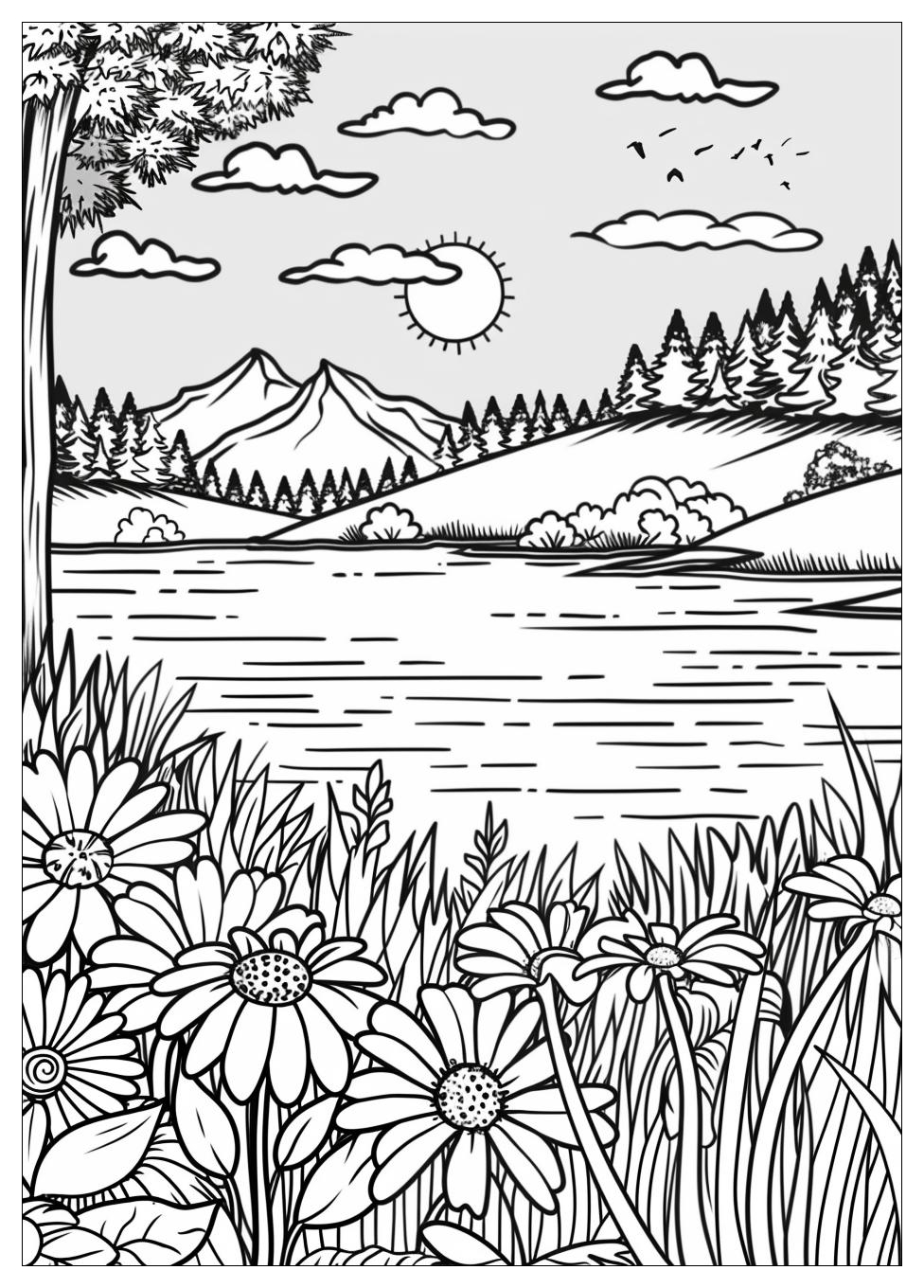 Adult Coloring Pages Landscapes-9