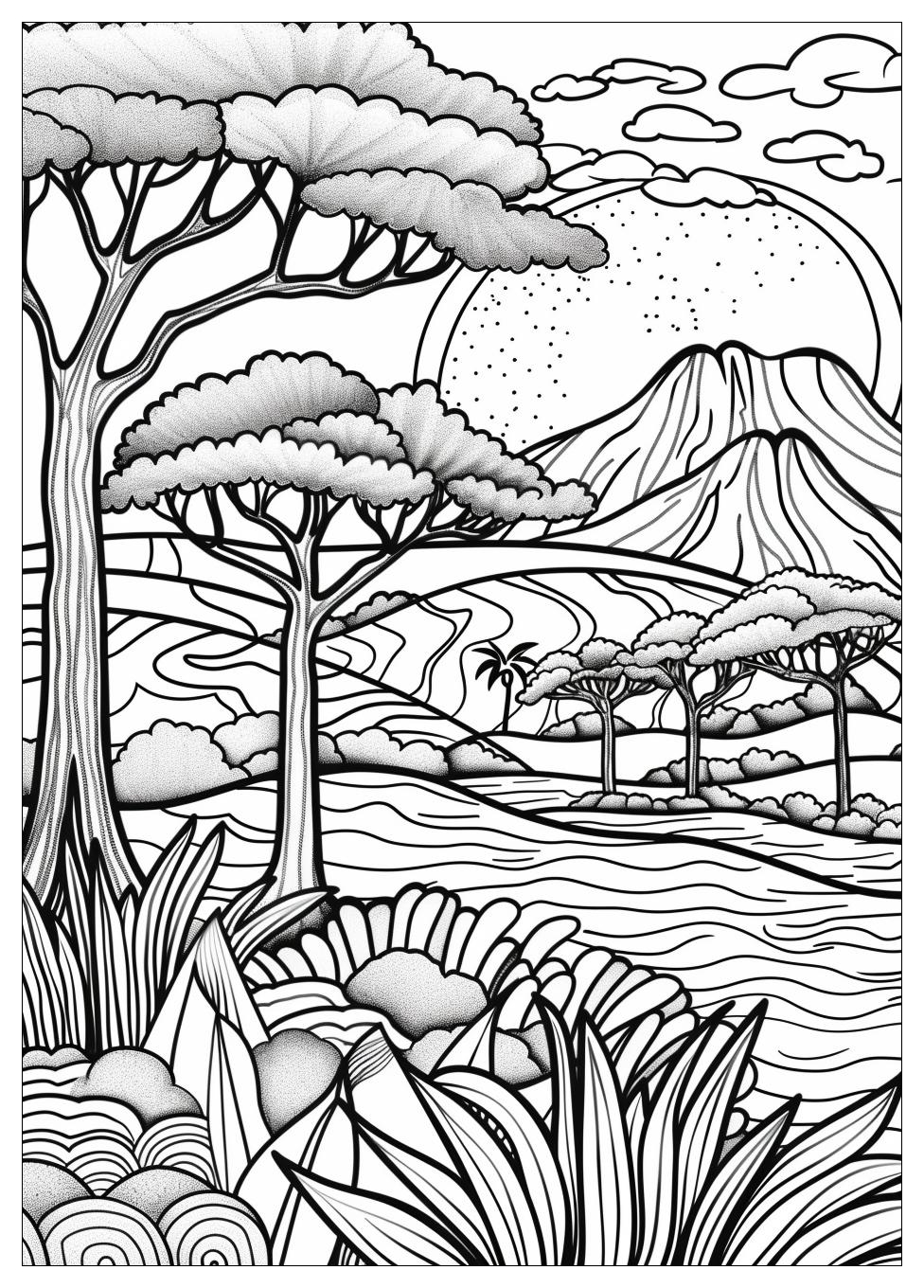 African Coloring Pages-10