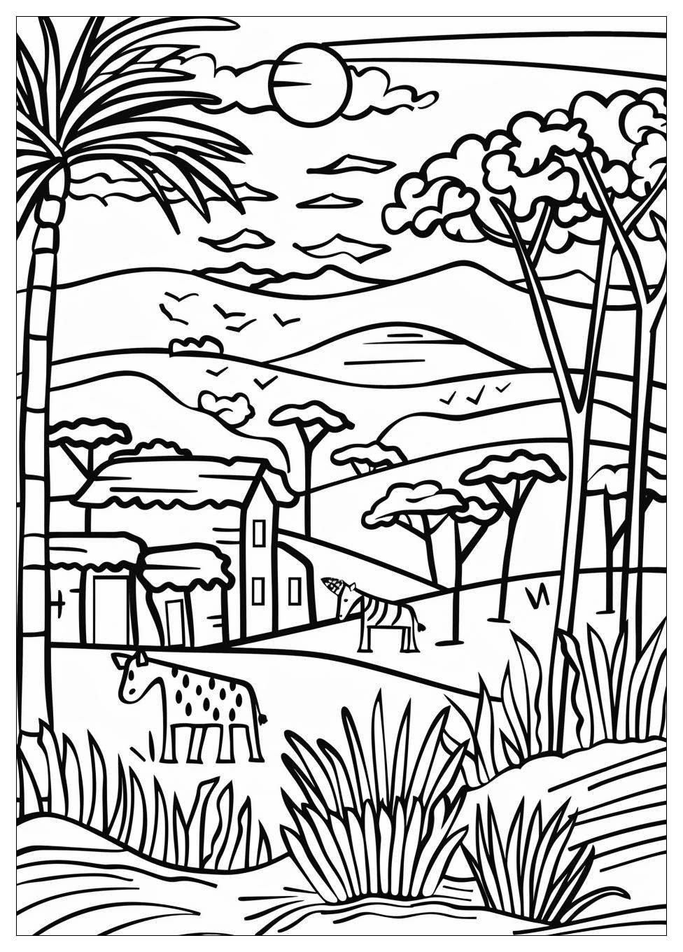 African Coloring Pages-4