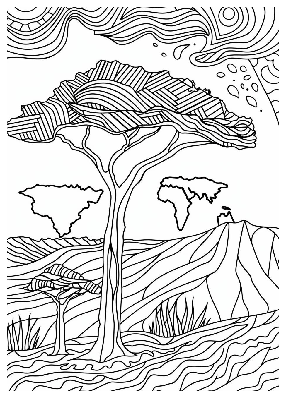 African Coloring Pages-9