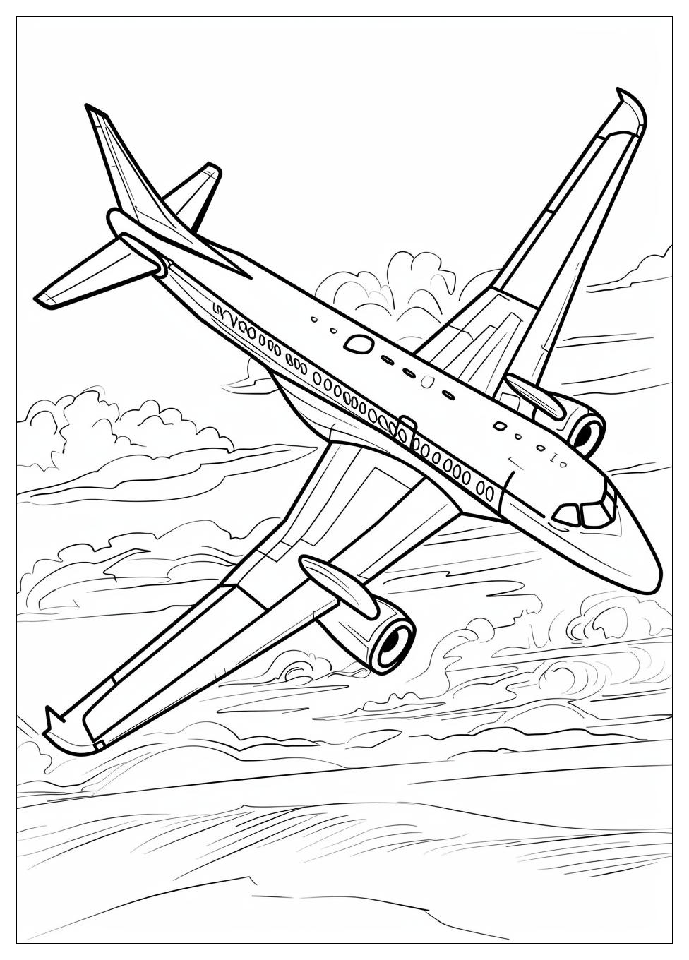 Airplane coloring pages-8