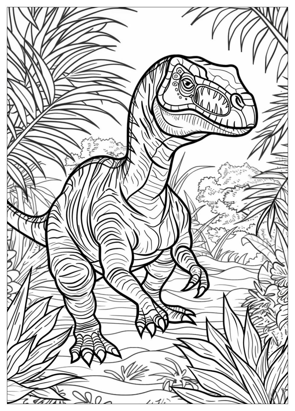 Allosaurus Coloring Pages-1