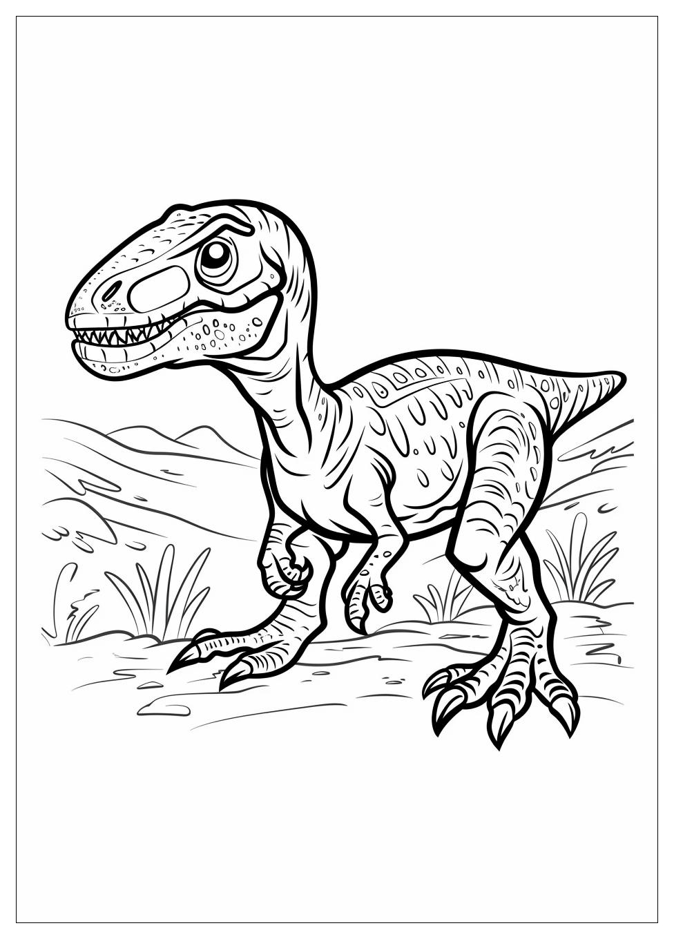 Allosaurus Coloring Pages-11