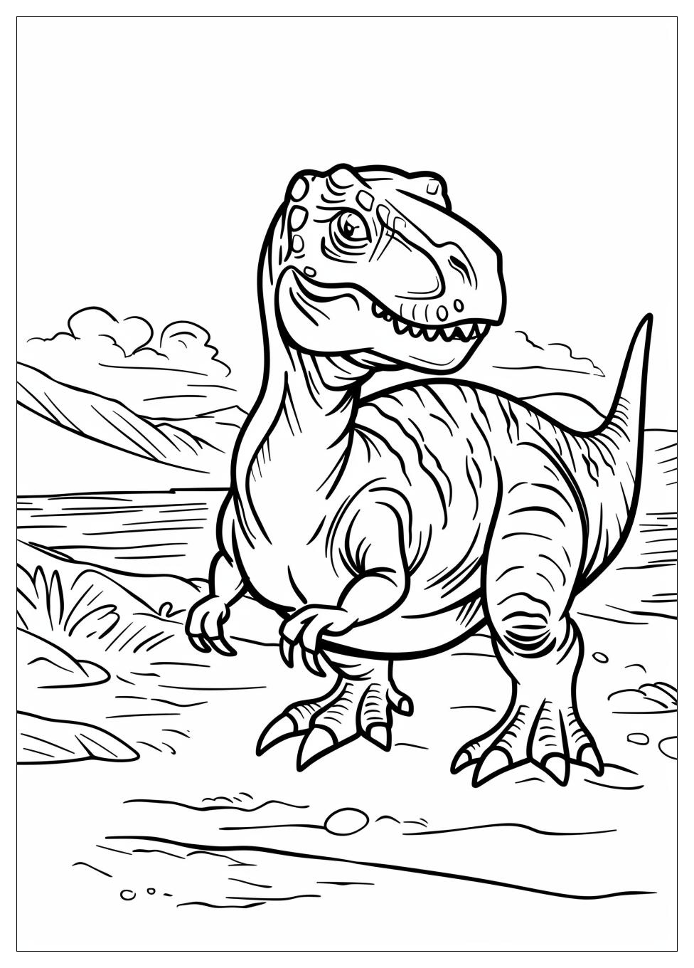 Allosaurus Coloring Pages-12