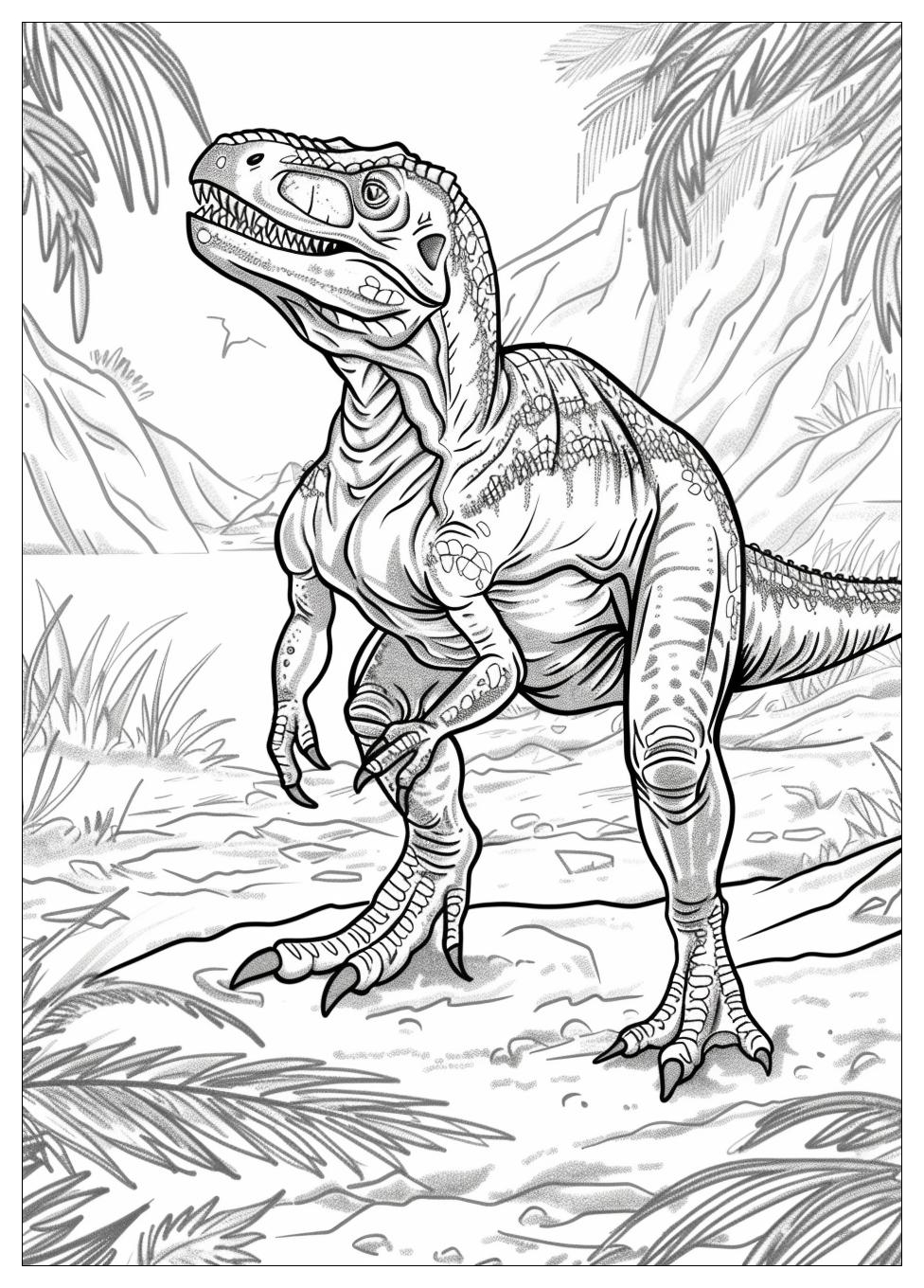 Allosaurus Coloring Pages-19