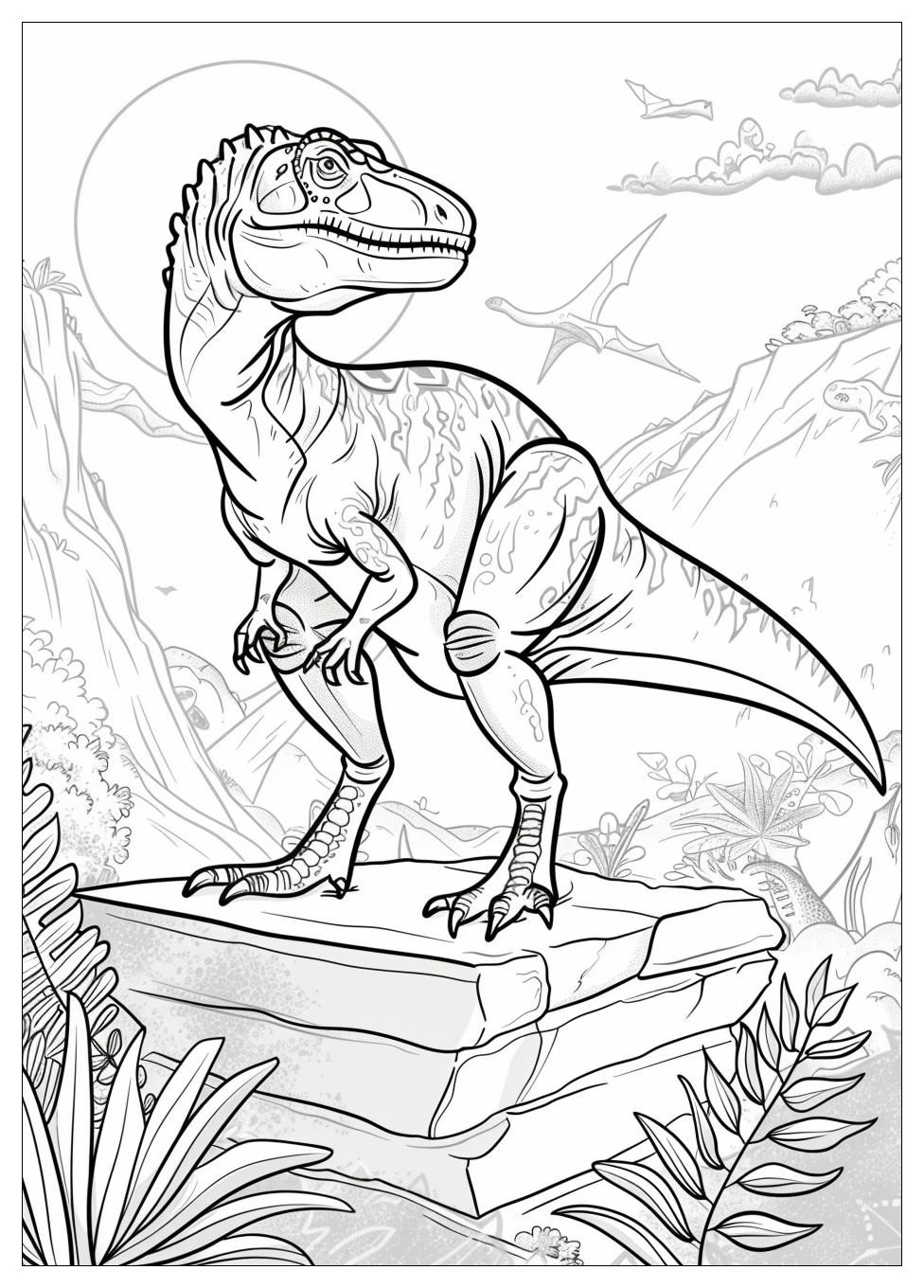 Allosaurus Coloring Pages-3