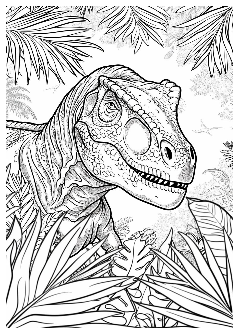 Allosaurus Coloring Pages-4