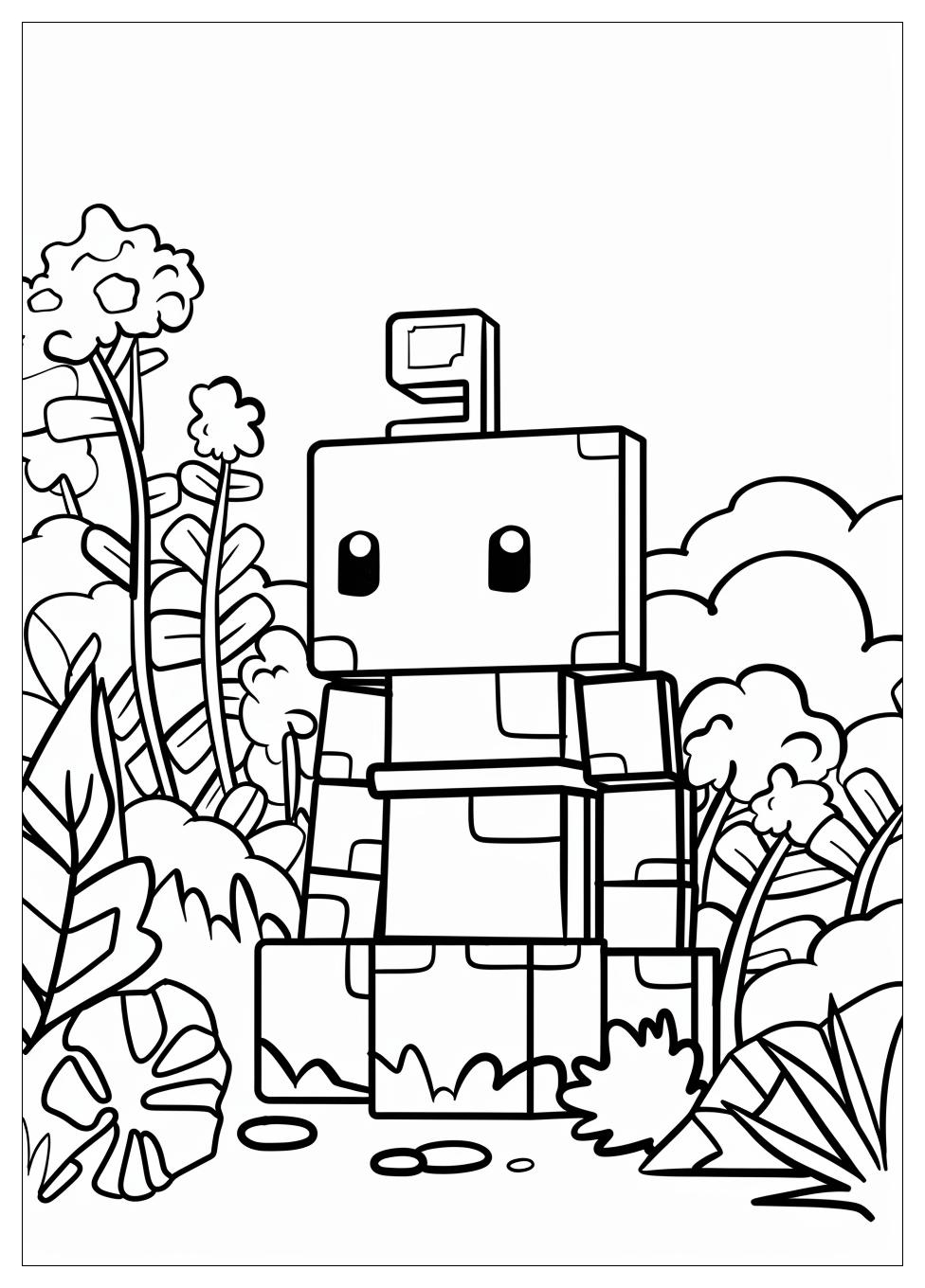 Alphablock Coloring Pages-1