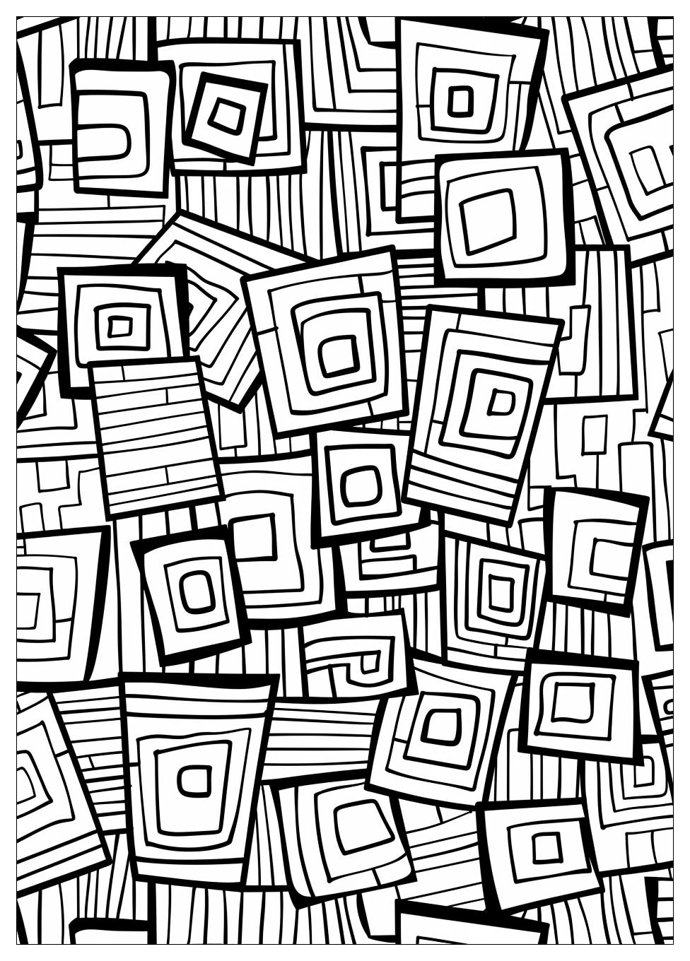 Alphablock Coloring Pages-14