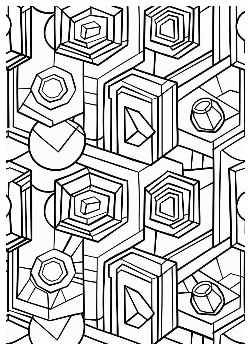 Alphablock Coloring Pages-16