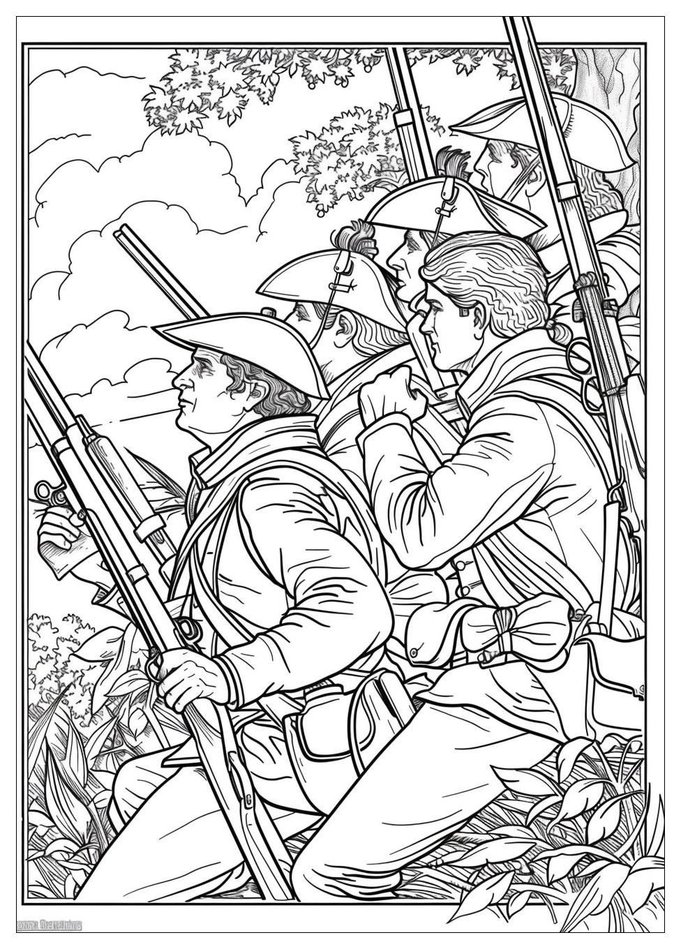 American Revolution Coloring Pages-16