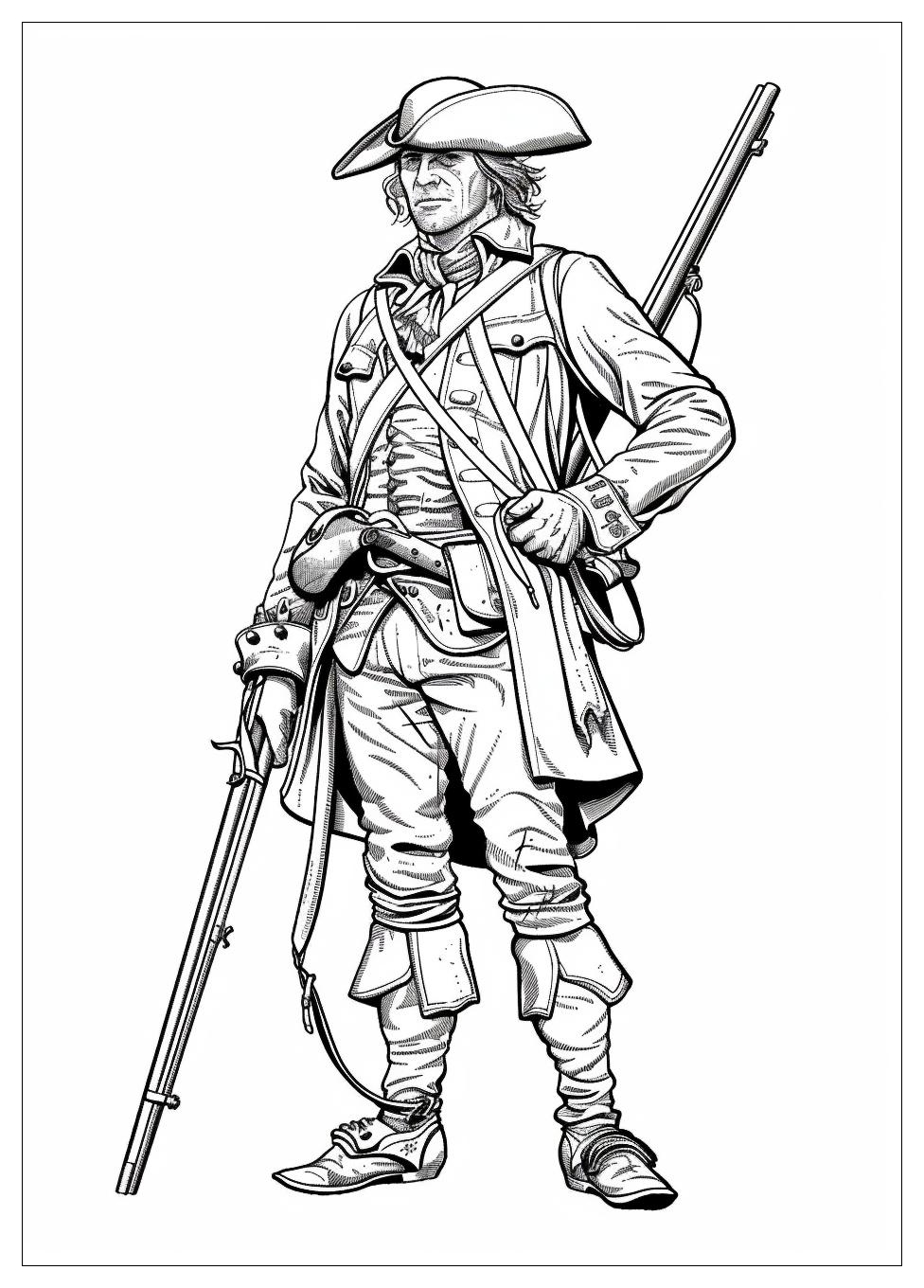 American Revolution Coloring Pages-18