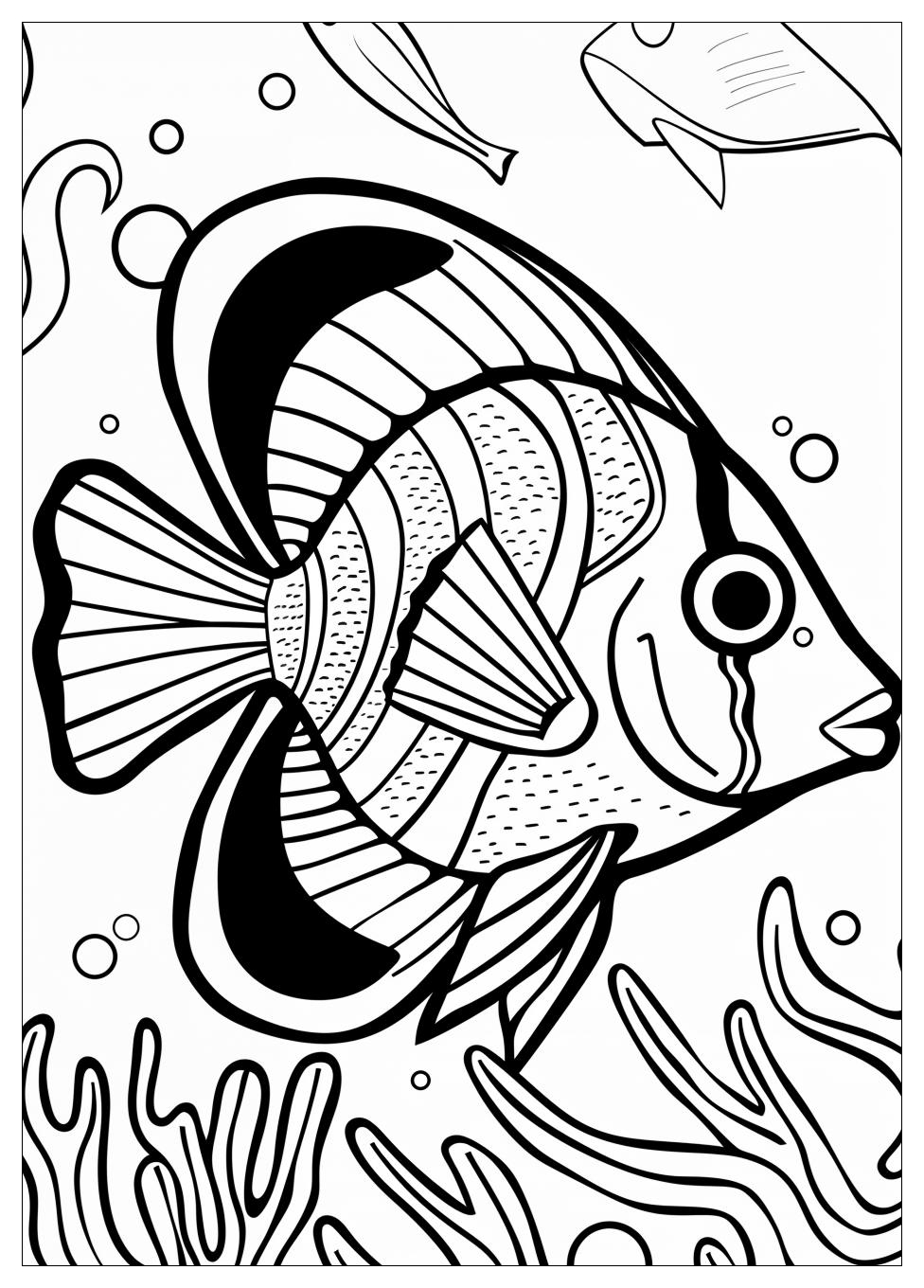 Anglefish Coloring Pages-11