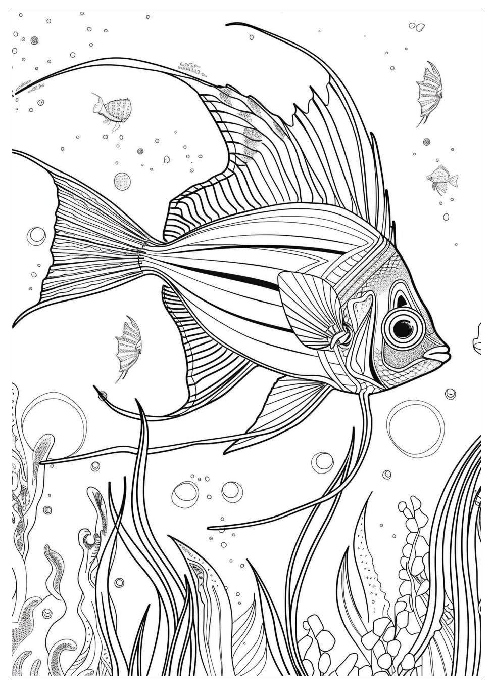 Anglefish Coloring Pages-13