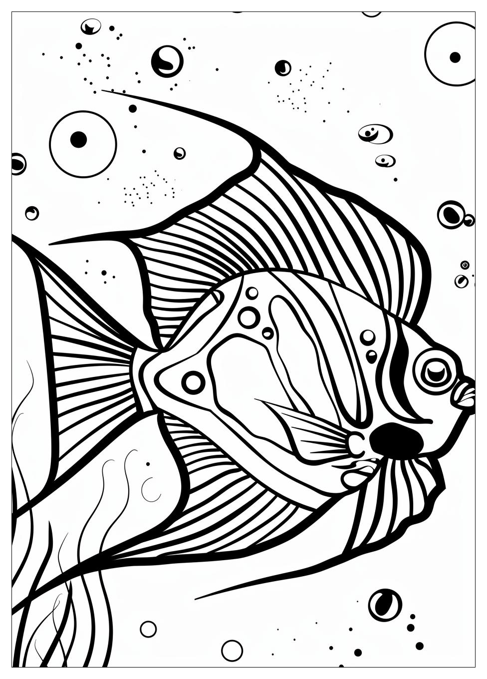 Anglefish Coloring Pages-3