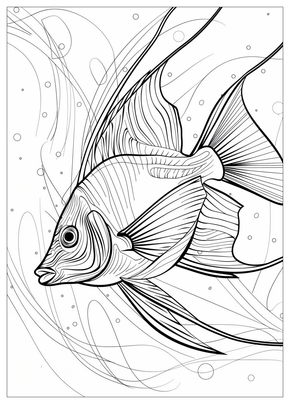 Anglefish Coloring Pages-4