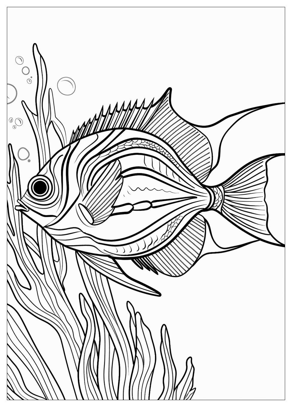 Anglefish Coloring Pages-5