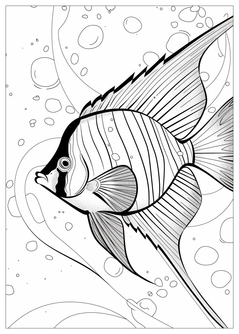 Anglefish Coloring Pages-7