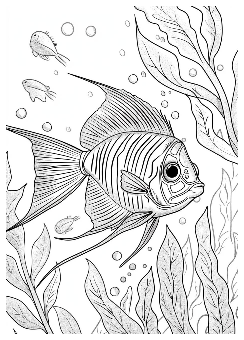 Anglefish Coloring Pages-8