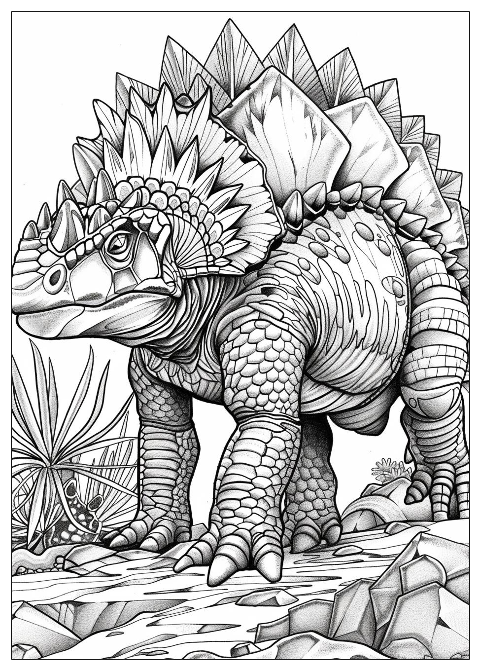 Ankylosaurus Coloring Pages-13