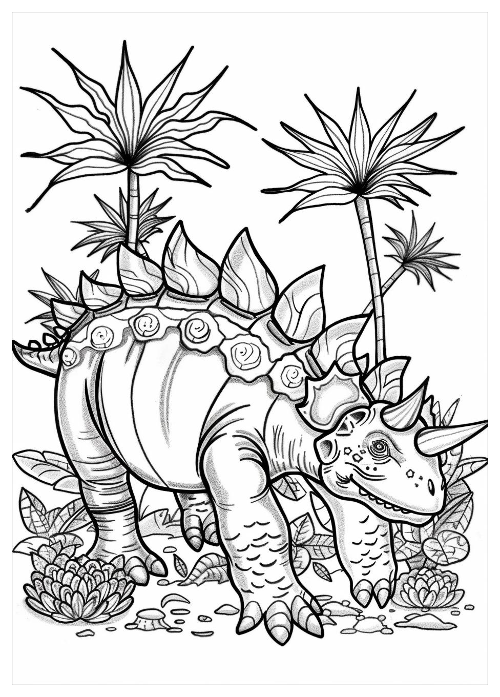 Ankylosaurus Coloring Pages-15