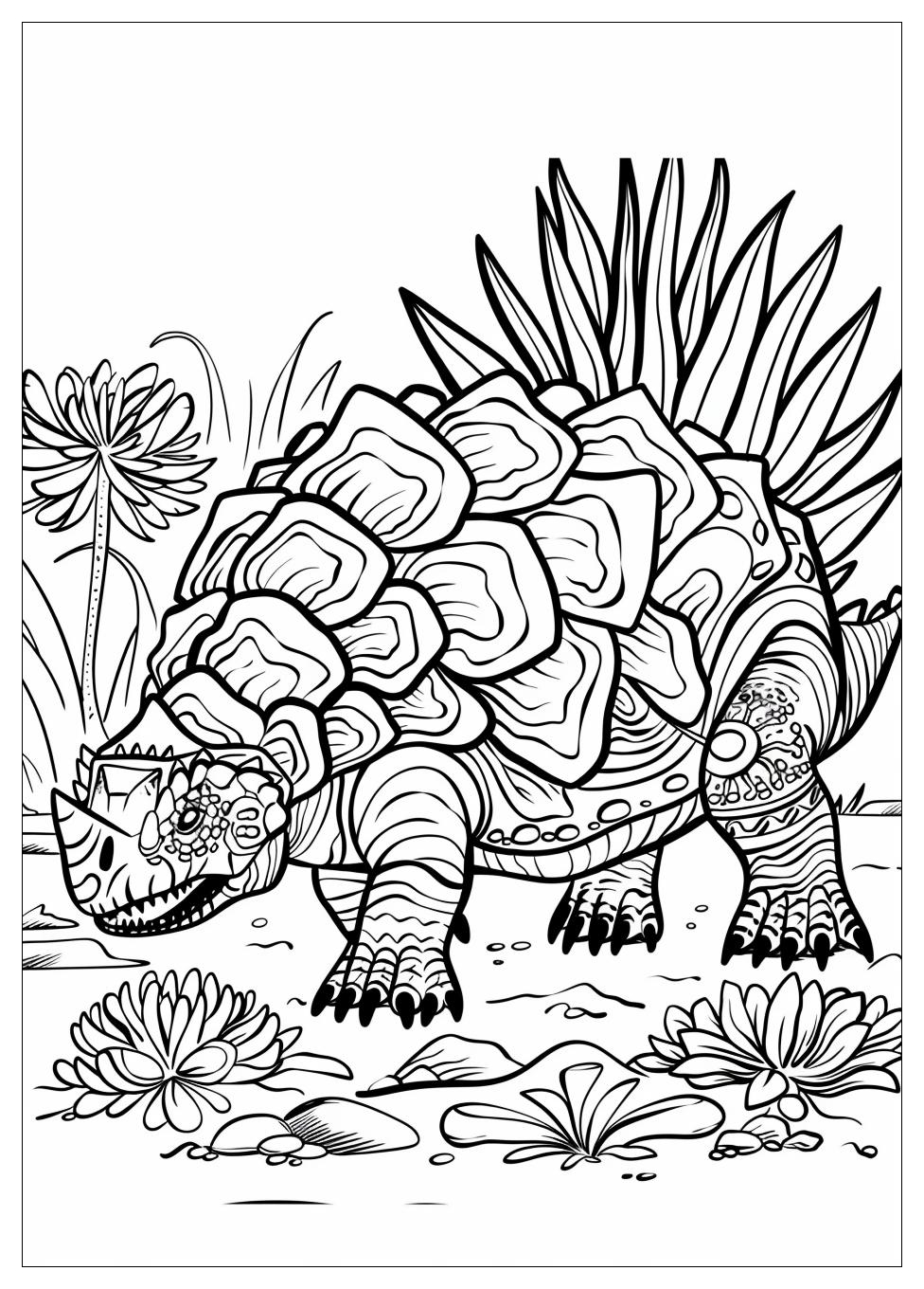 Ankylosaurus Coloring Pages-16