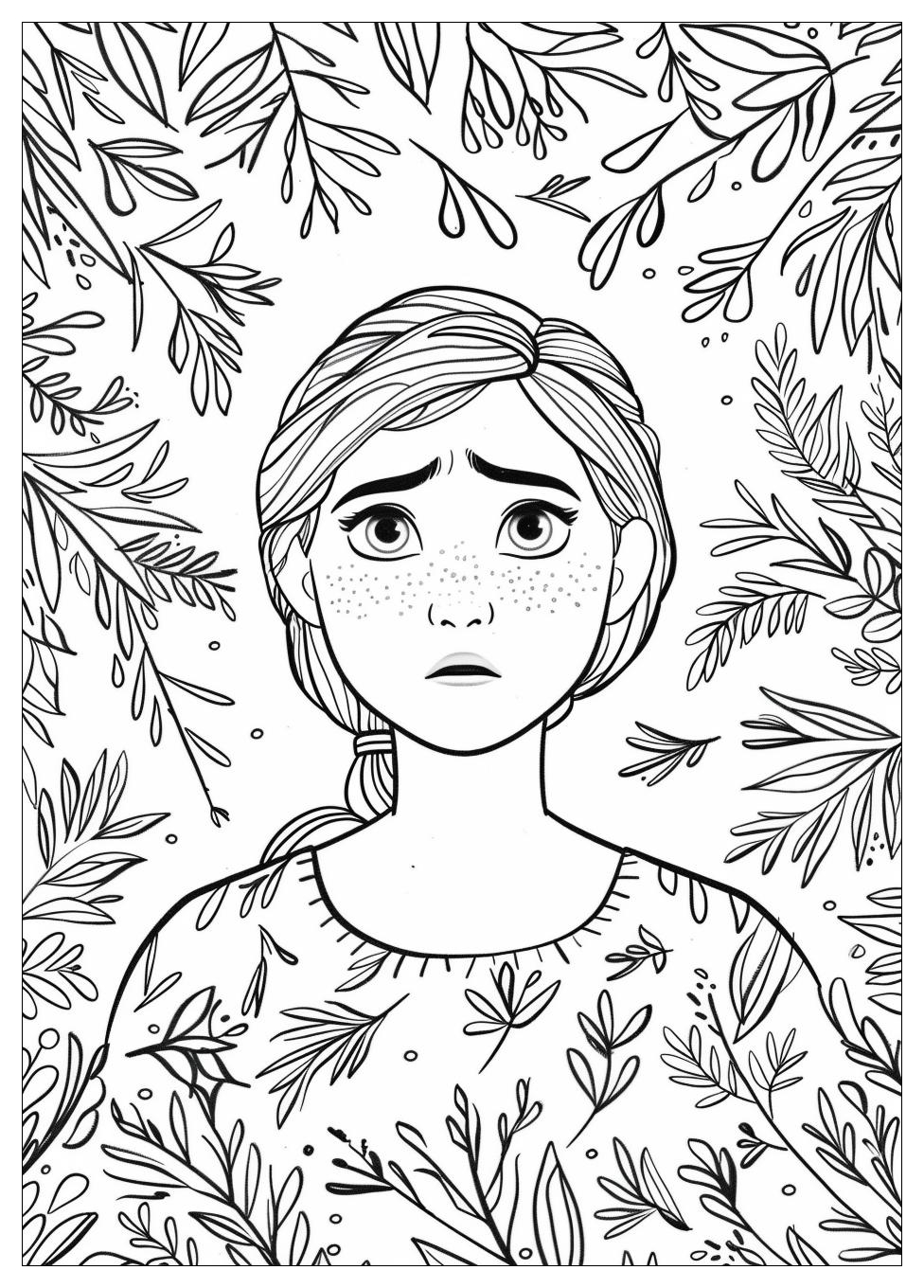 Anna Coloring Pages-10