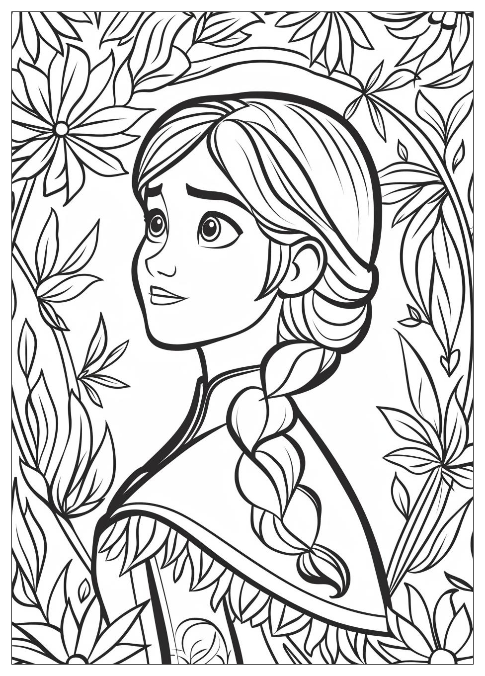 Anna Coloring Pages-12