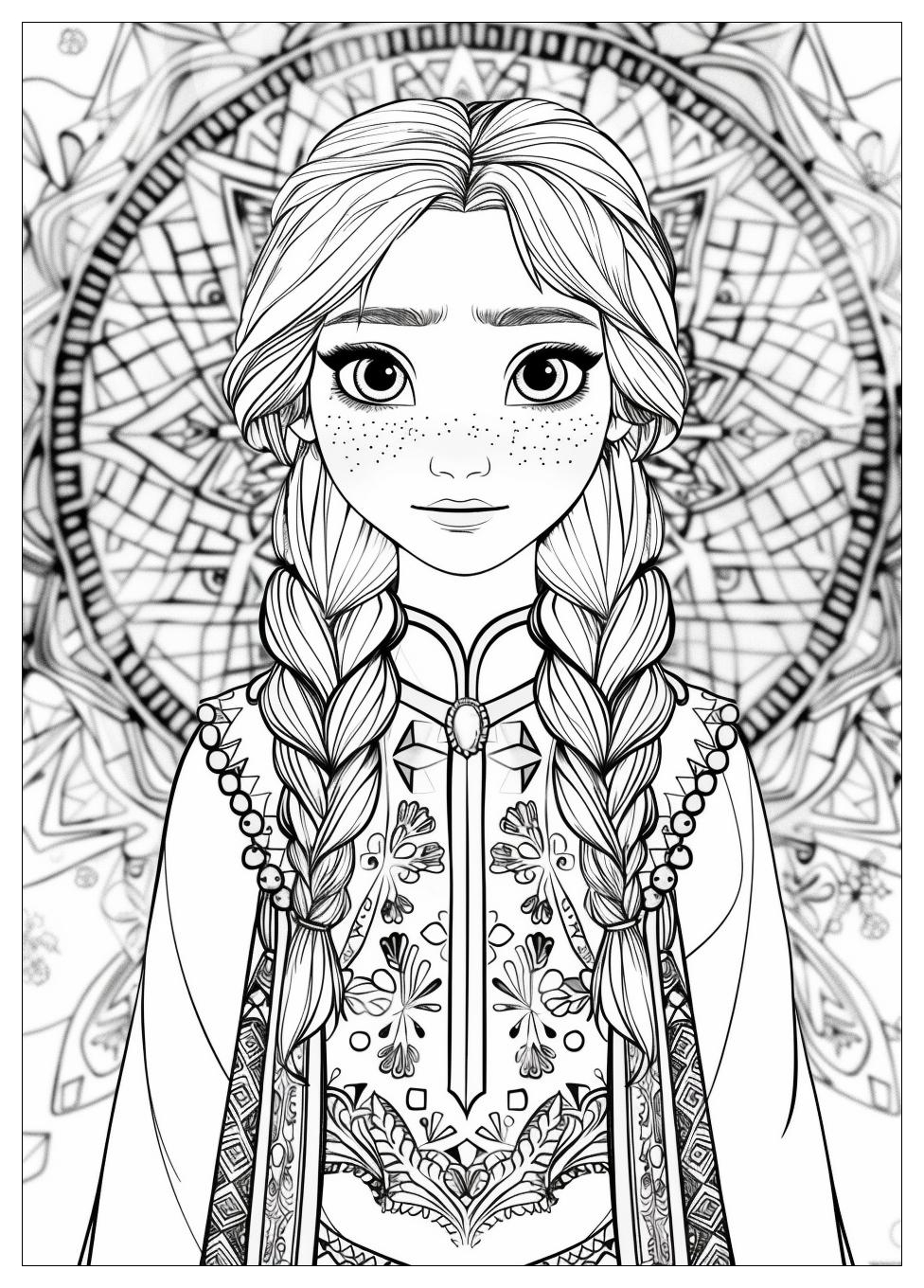 Anna Coloring Pages-15