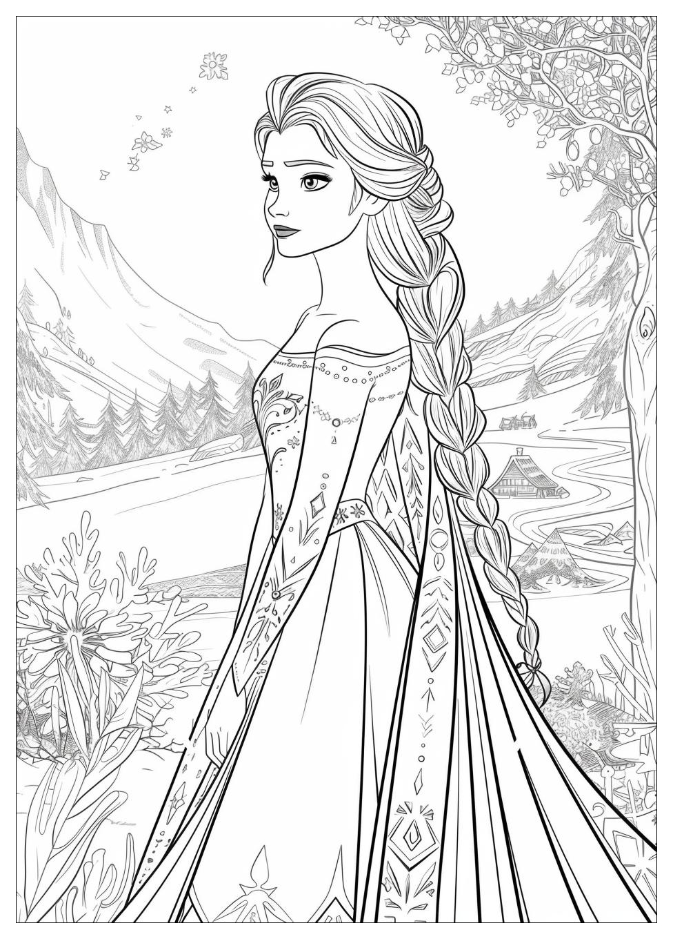 Anna Coloring Pages-16