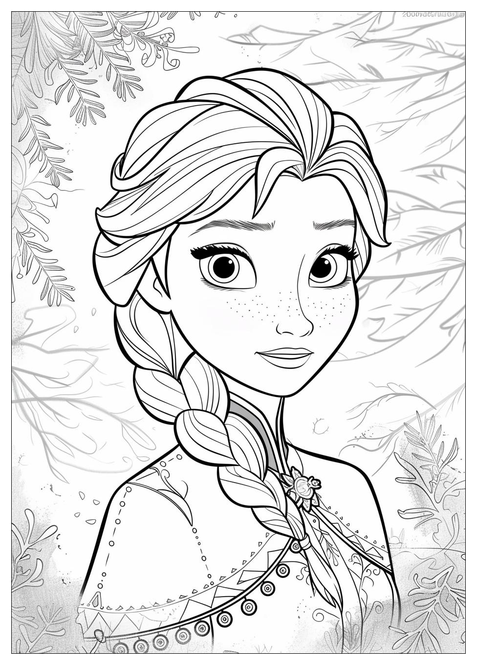 Anna Coloring Pages-17