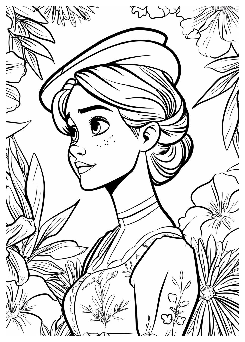 Anna Coloring Pages-2