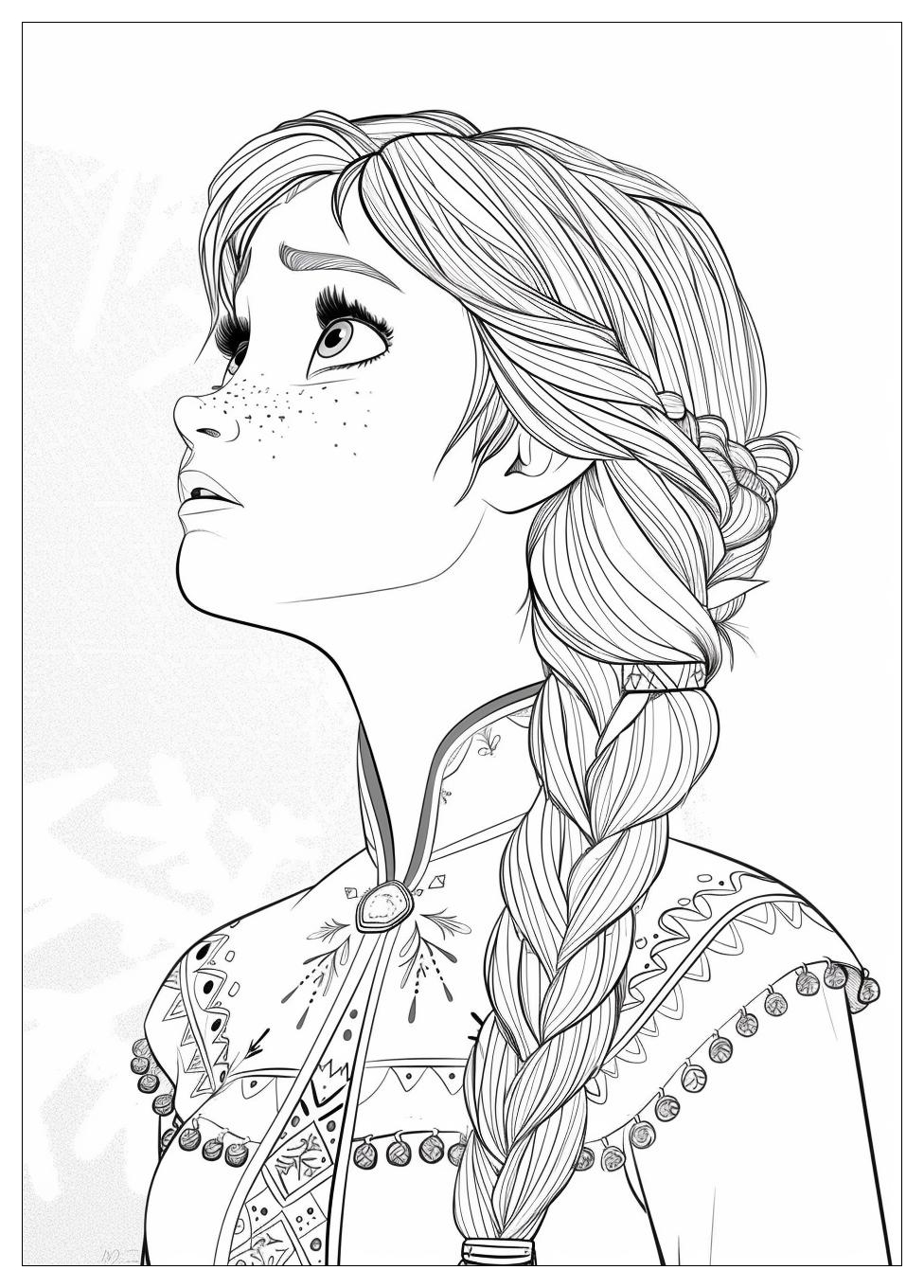 Anna Coloring Pages-20