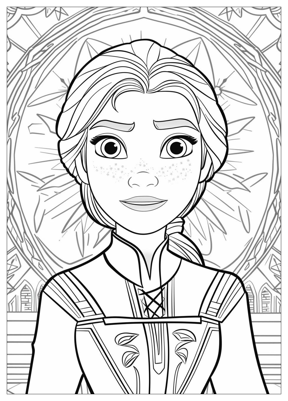 Anna Coloring Pages-3