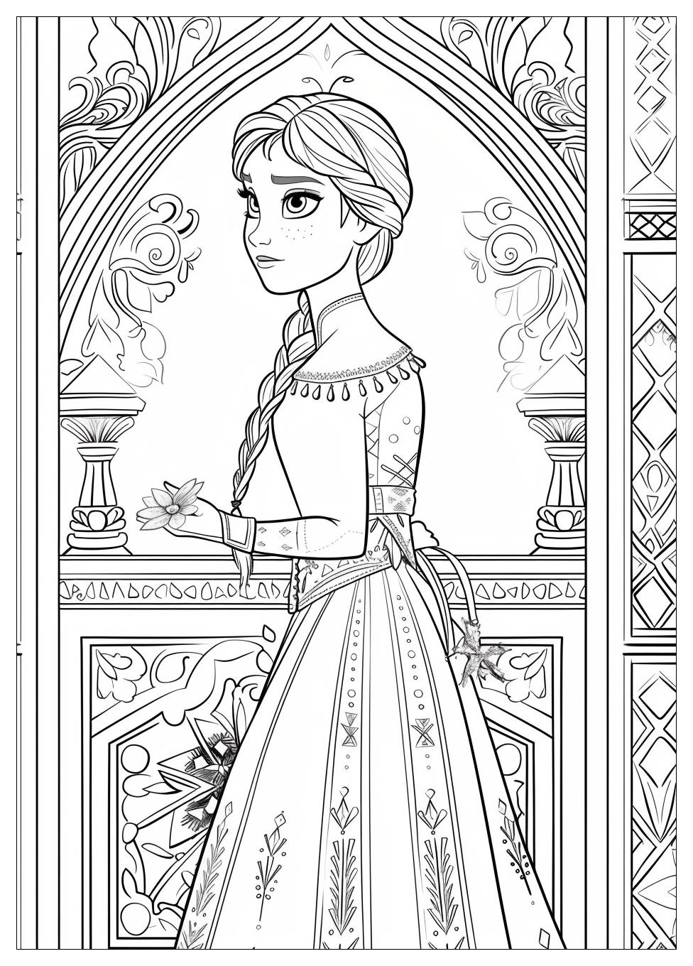 Anna Coloring Pages-4