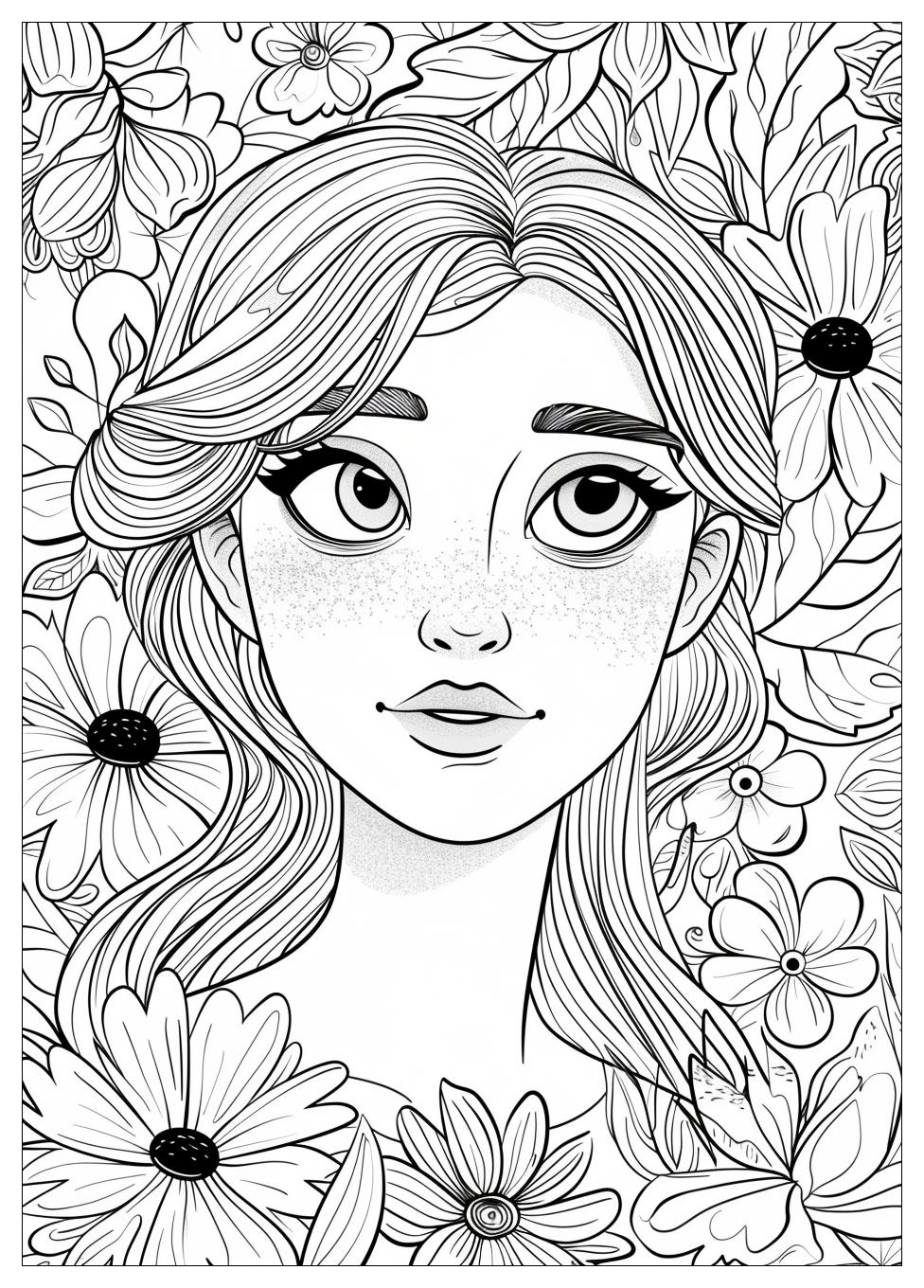 Anna Coloring Pages-6