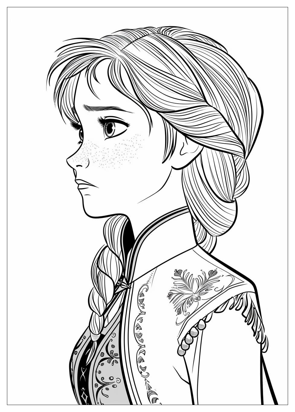 Anna Coloring Pages-7