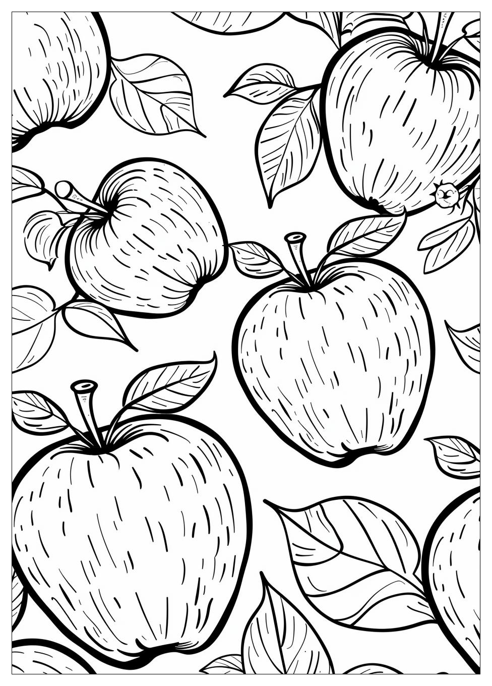 Apple Coloring Pages-1