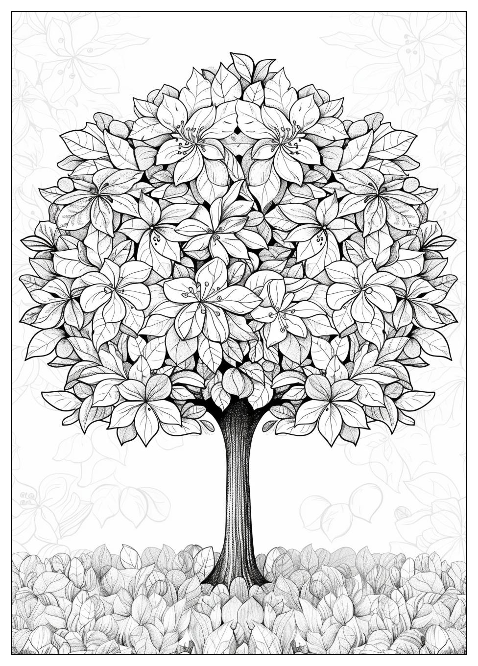 Apple Tree Coloring Pages-16