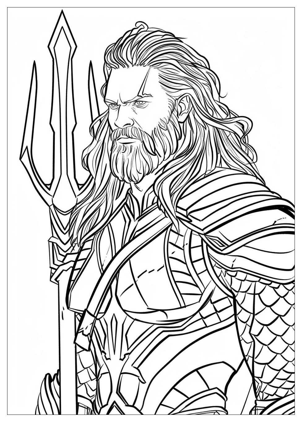 Aquaman Coloring Pages-1