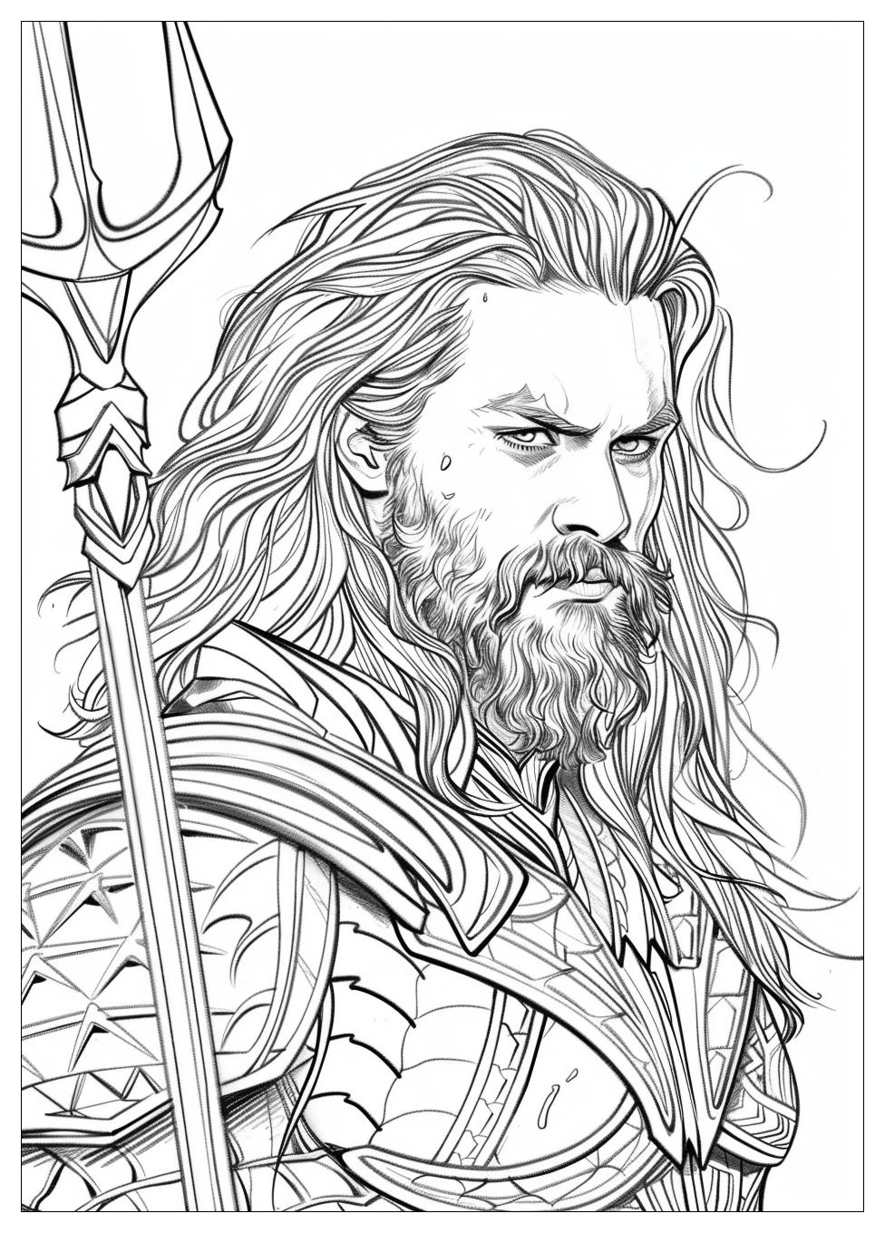 Aquaman Coloring Pages-10