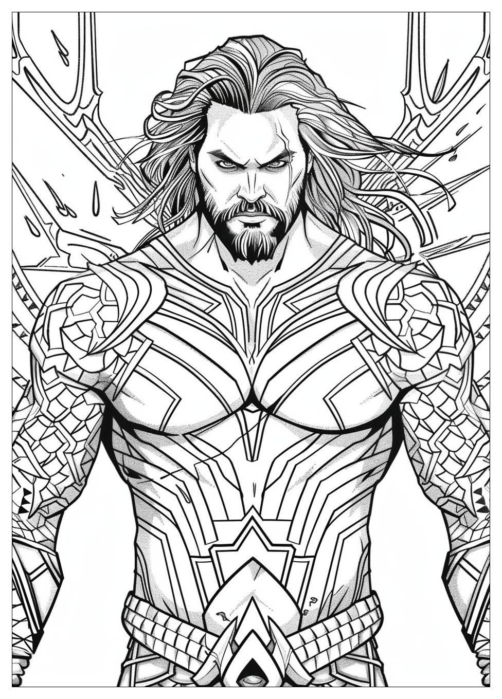 Aquaman Coloring Pages-11