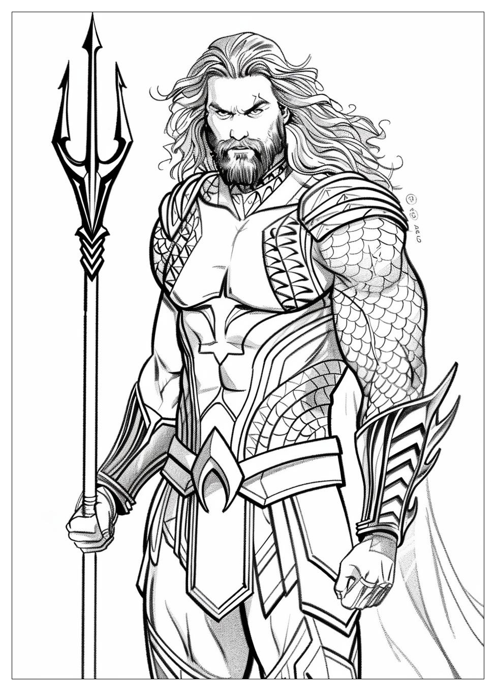 Aquaman Coloring Pages-12