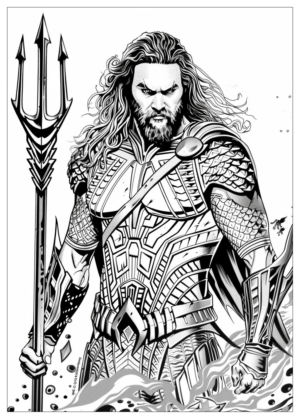 Aquaman Coloring Pages-13