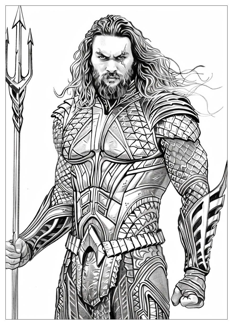 Aquaman Coloring Pages-15