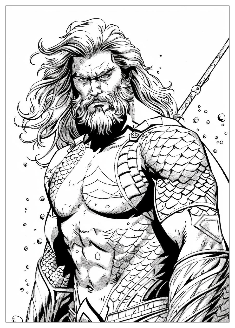 Aquaman Coloring Pages-17