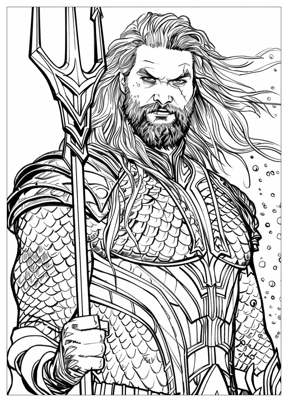 Aquaman Coloring Pages-18