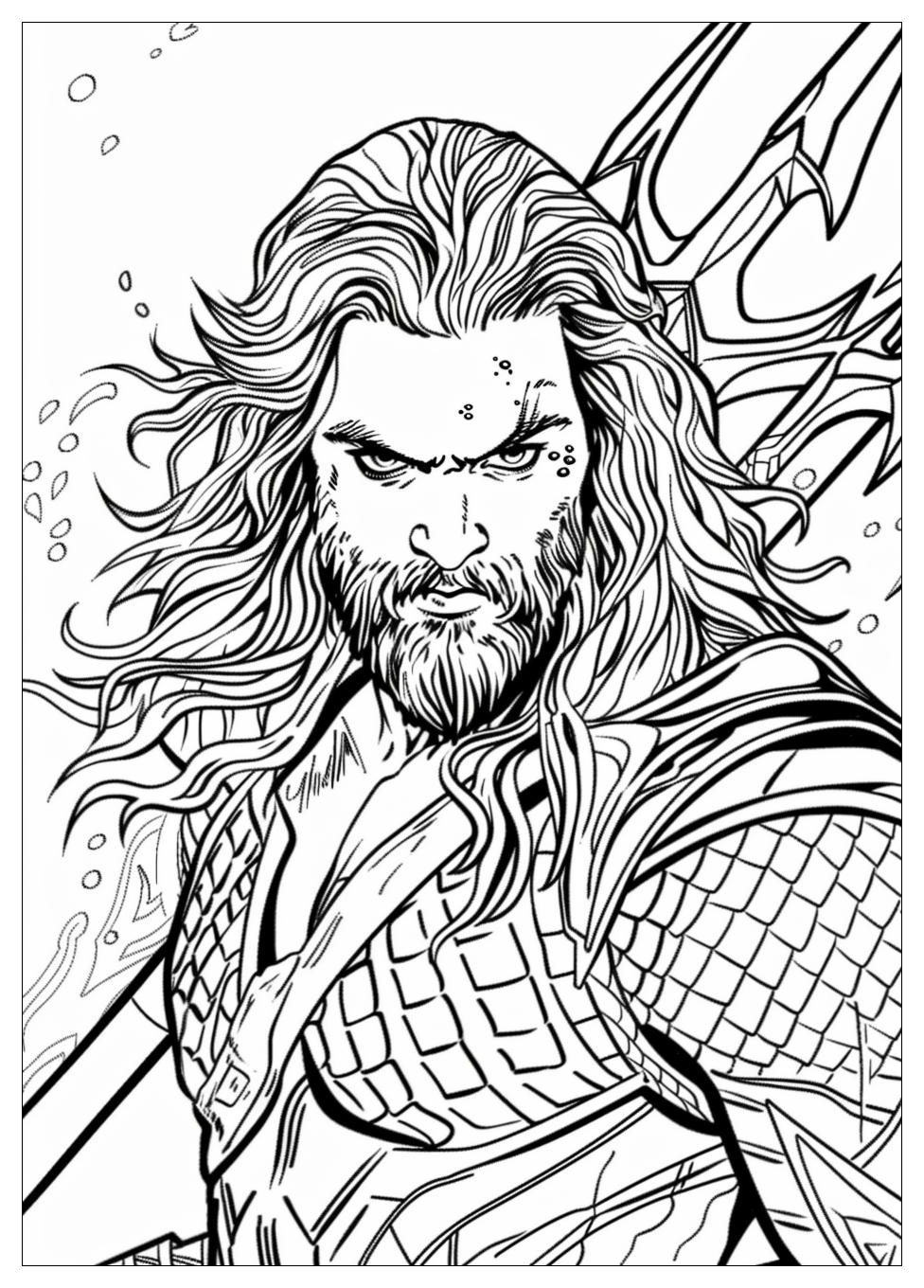 Aquaman Coloring Pages-19