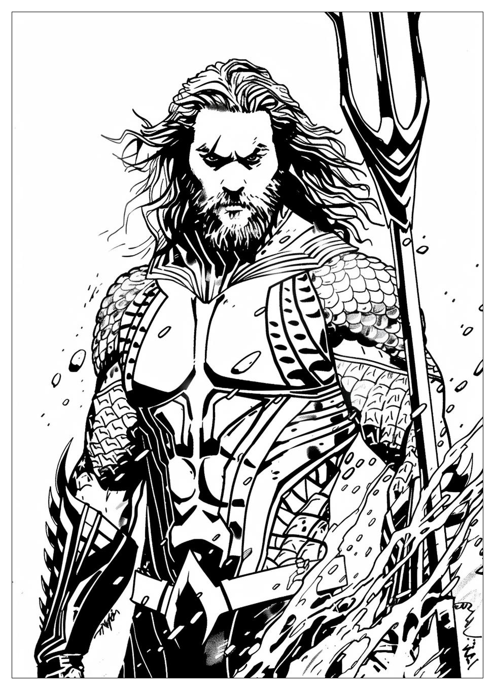 Aquaman Coloring Pages-2