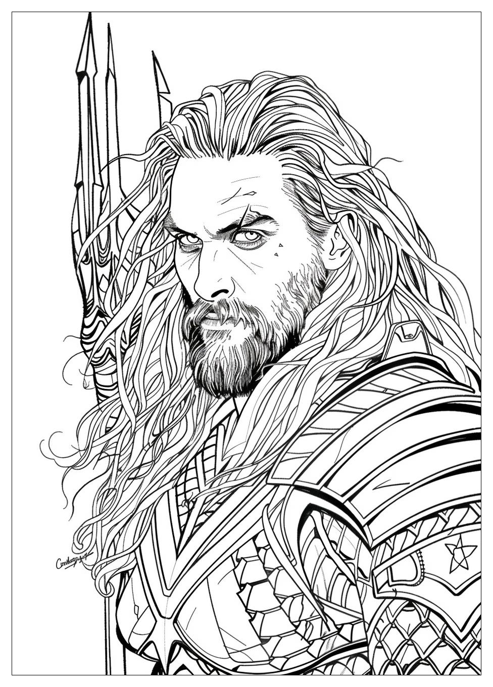 Aquaman Coloring Pages-20